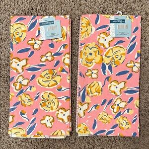Hobby Lobby Floral & Stripes Kitchen Towels